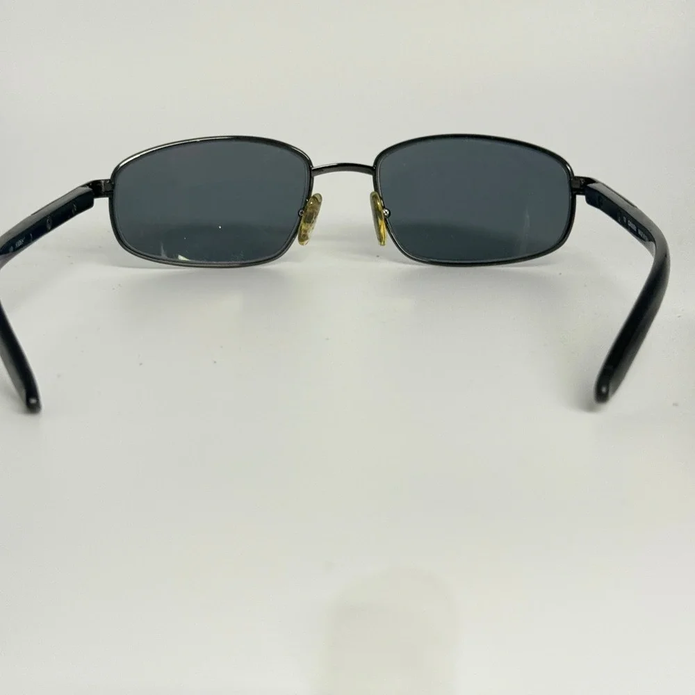 Carrera Sunglasses Mens‎ Black Metal Oval Frame Made in Italy 130 UV Protection